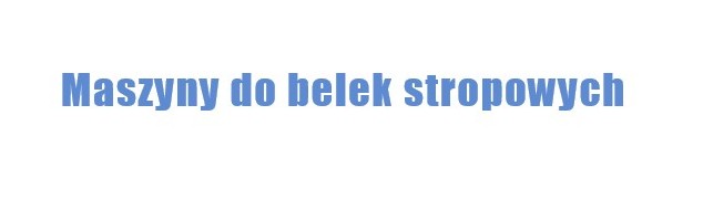 do belek stropowych